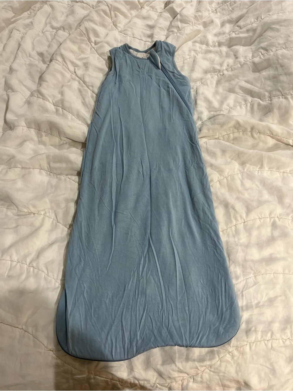 Kyte BABY Light Blue Sleeveless Cotton Baby Sleep Sack